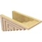 Ekena Millwork 7"W x 14"D x 7"H Wide Landon Rough Cedar Woodgrain TimberThane Corbel, Primed Tan CORUR07X14X07LANRCPR - alternate 6
